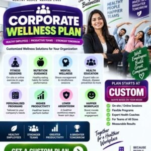 1HEALTH.FIT Corporate Wellness Plan – Customized Employee Fitness, Nutrition, Mental Wellness & Health Education Programs